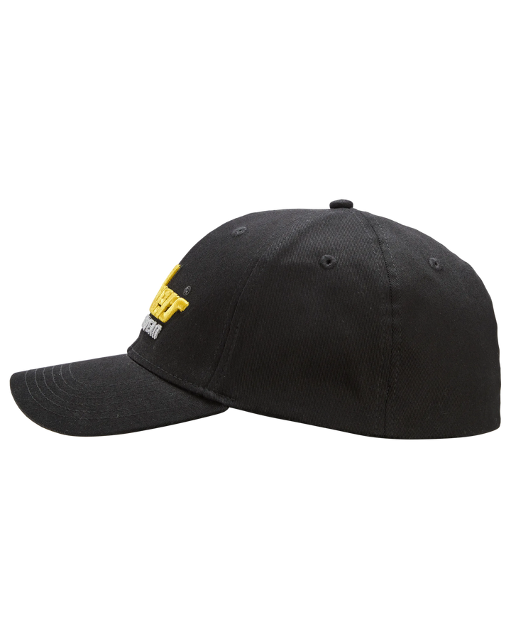 Snickers Black/Black, Flexible Cap (9002) – left side view