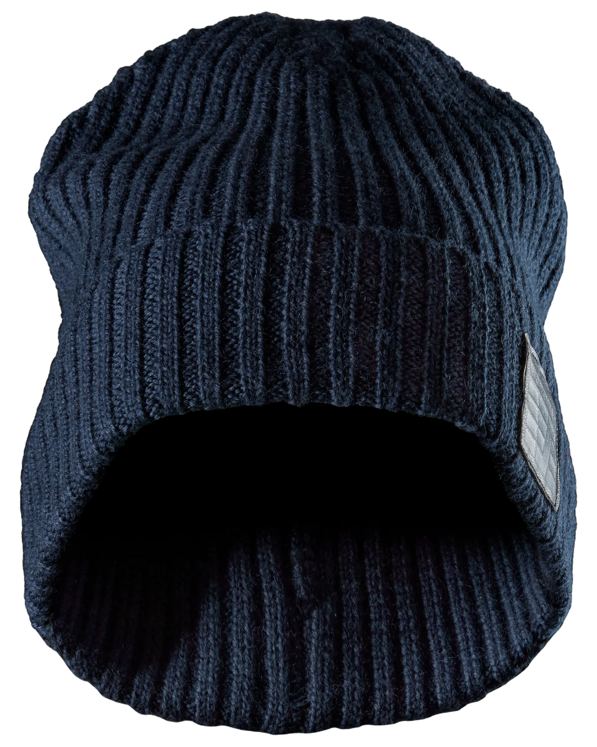 Snickers Navy, Wool Fisherman Beanie (9003) – front view