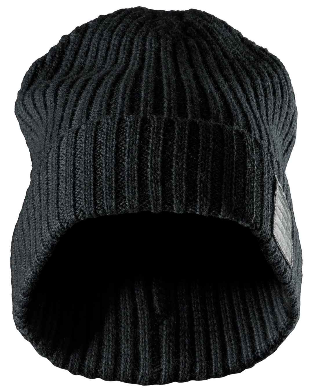 Snickers Anthracite Melange, Wool Fisherman Beanie (9003) – front view