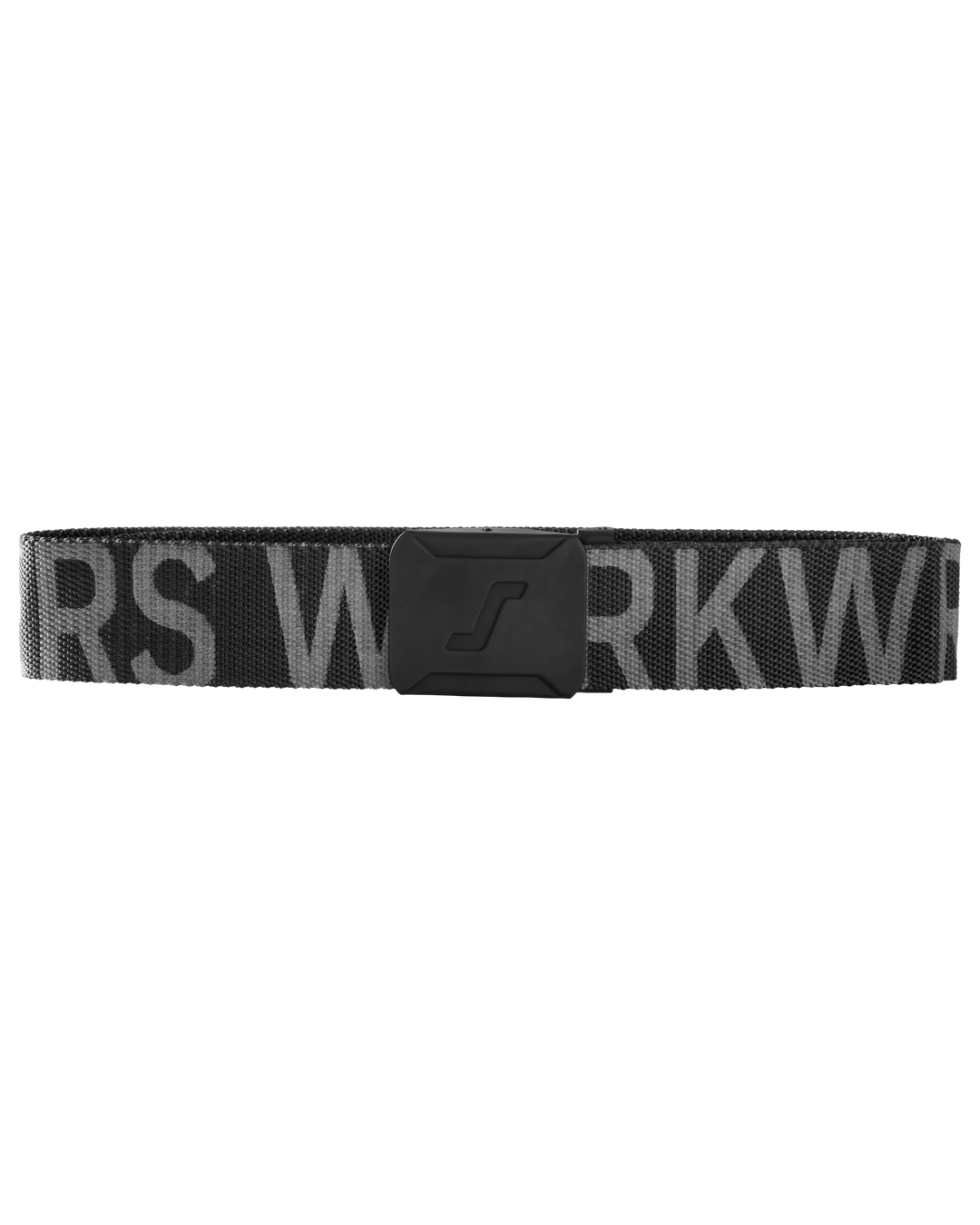 Snickers Black/Steel Grey, Logo Belt (9004) – front view