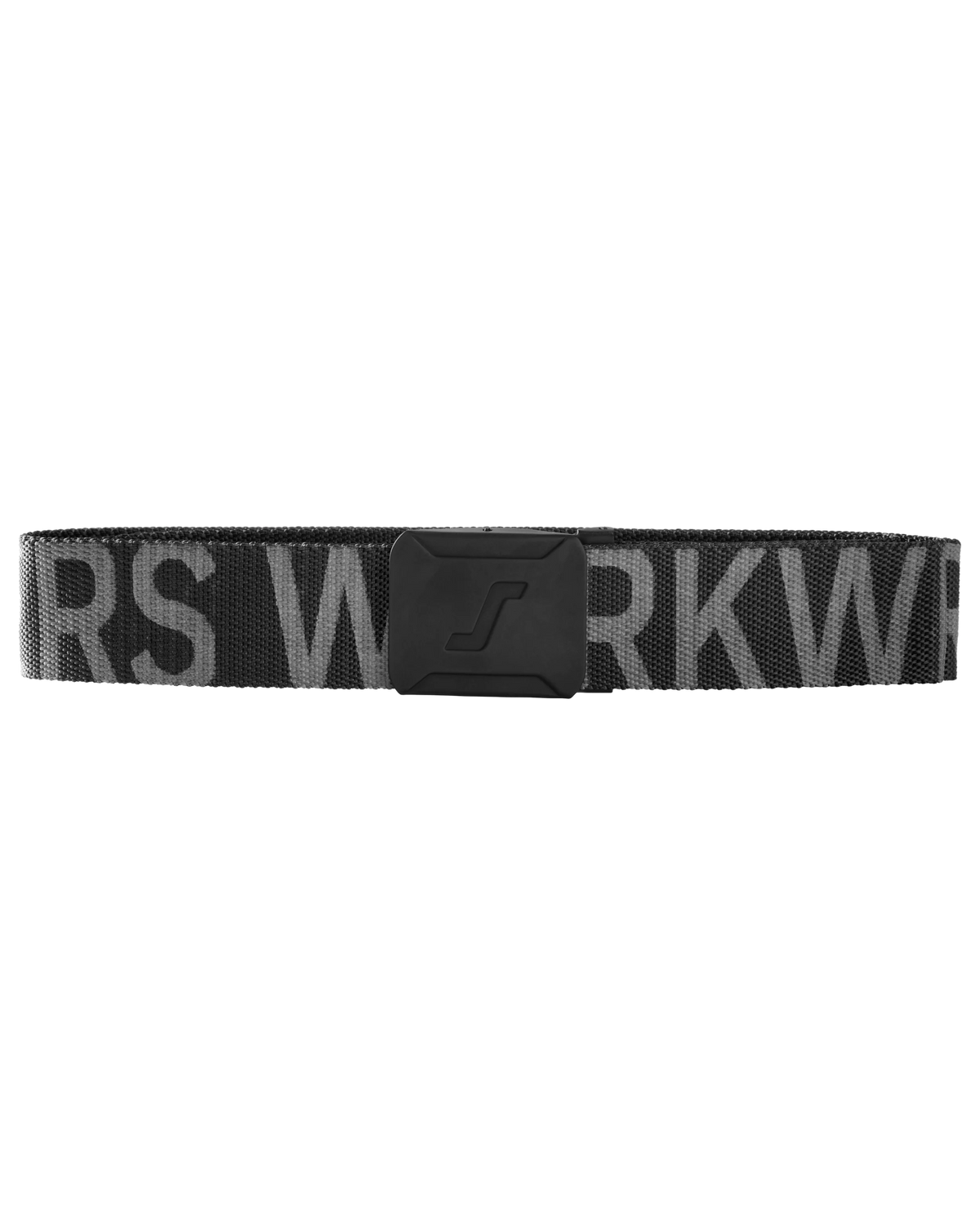 Snickers Black/Steel Grey, Logo Belt (9004) – front view