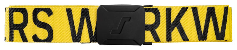 Snickers Logo Belt One Size Yellow - Dynamite Hardware