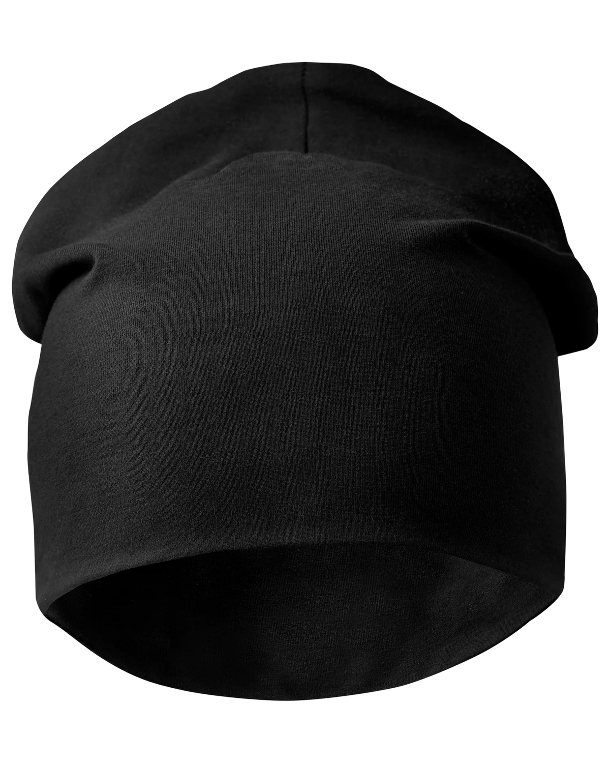 Snickers Black, Cotton Beanie (9014) – front view