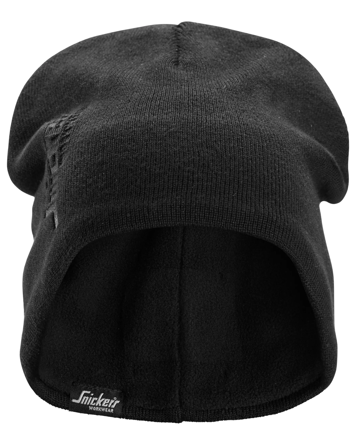Snickers Black, Windproof Beanie (9031) – front view