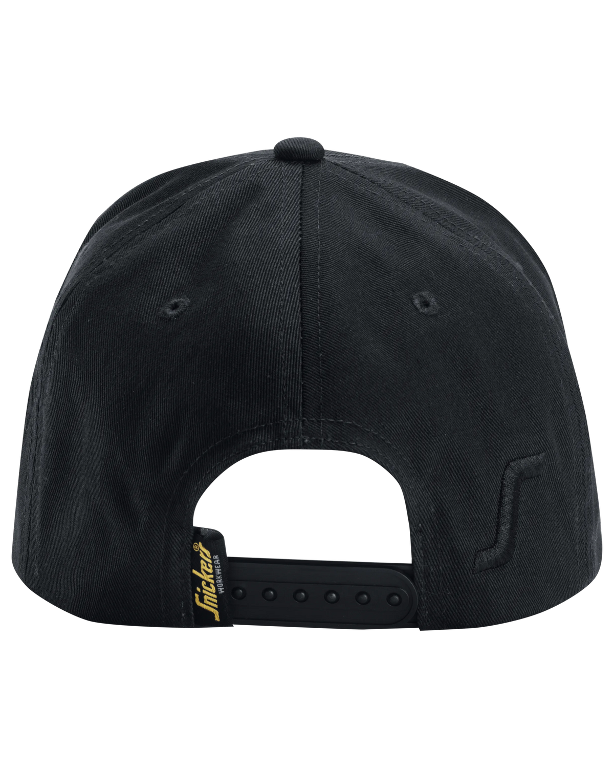 Snickers Black/Yellow, Logo Cap (9041) – back view