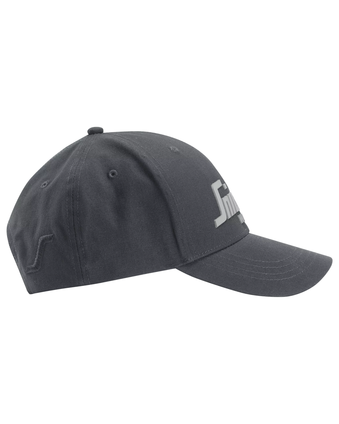 Snickers Steel Grey, Logo Cap (9041) – right side view