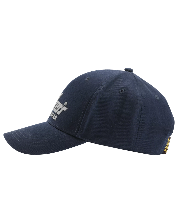 Snickers Navy, Logo Cap (9041) – left side view
