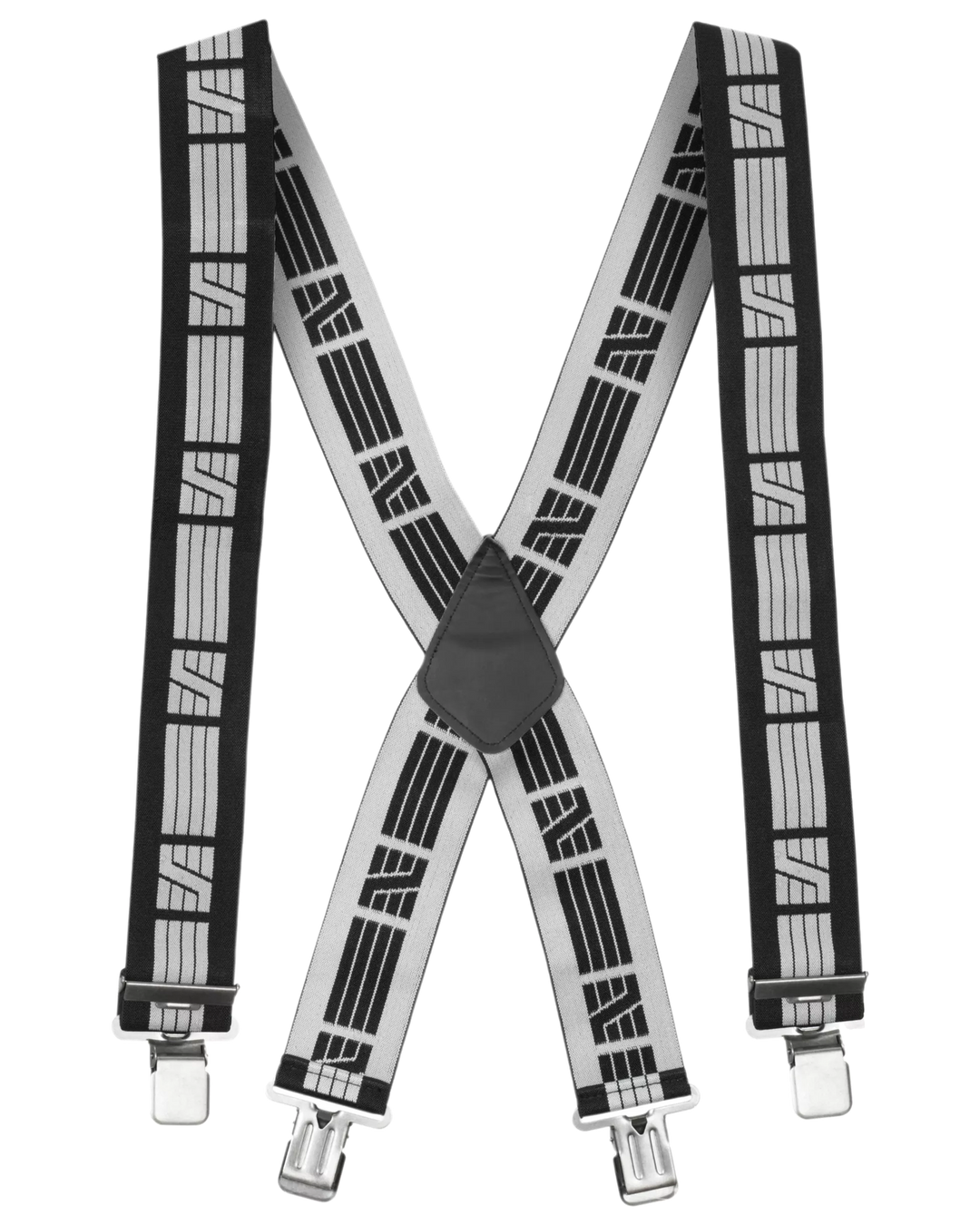 Snickers Black/Grey, Elastic Braces (9050) – front view