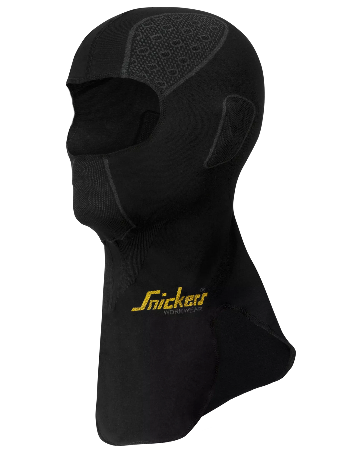 Snickers Black/Grey, Seamless Balaclava (9052) – front view