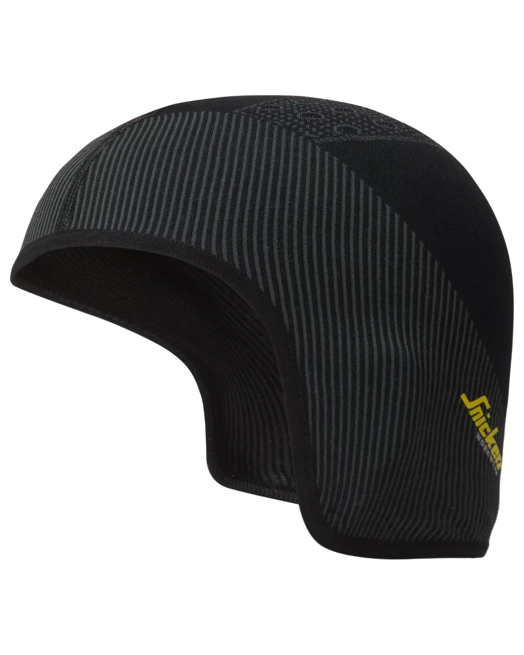 Snickers Black/Grey, Seamless Helmet Liner (9053) – front view