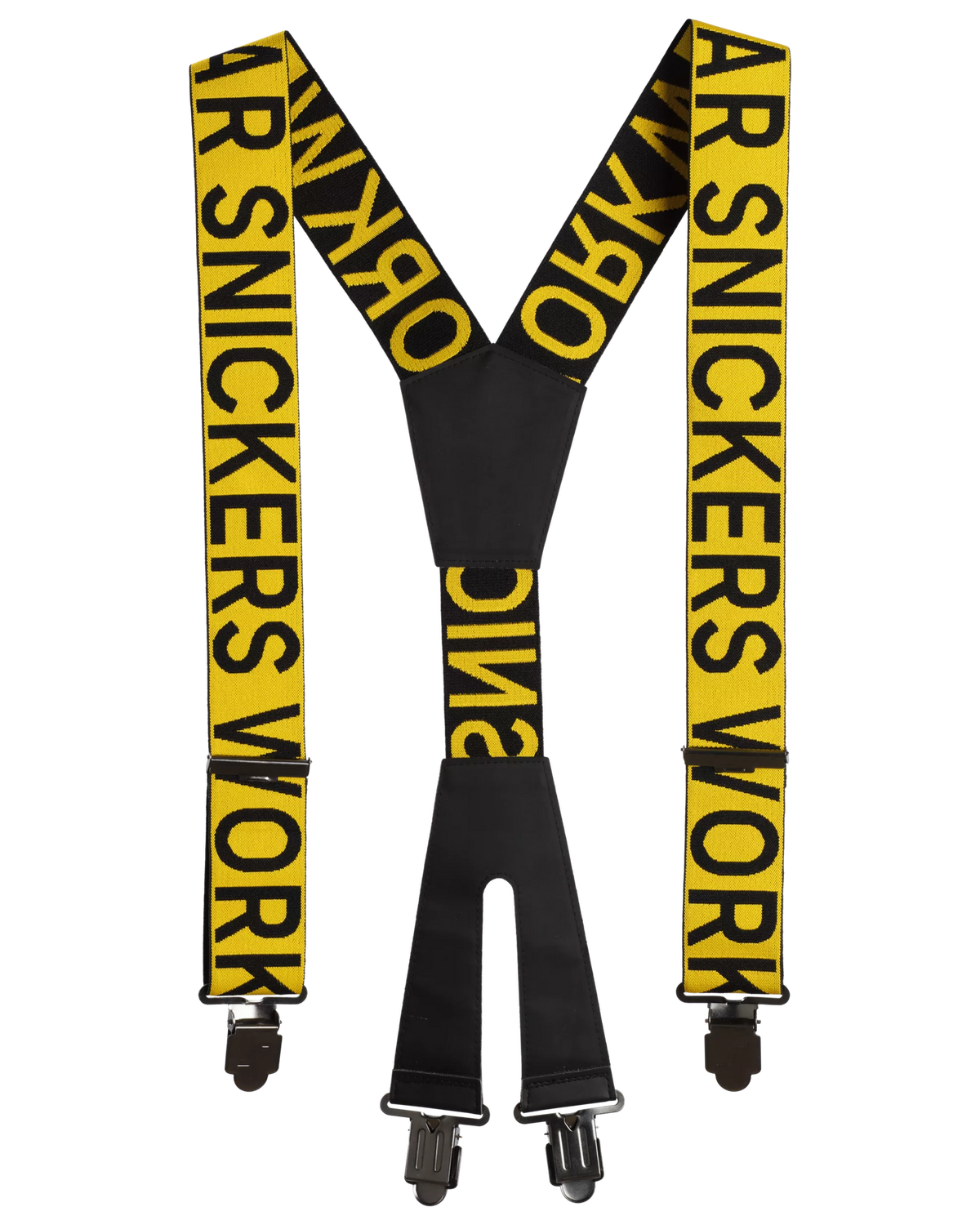 Snickers Yellow, Logo Braces (9064) – front view