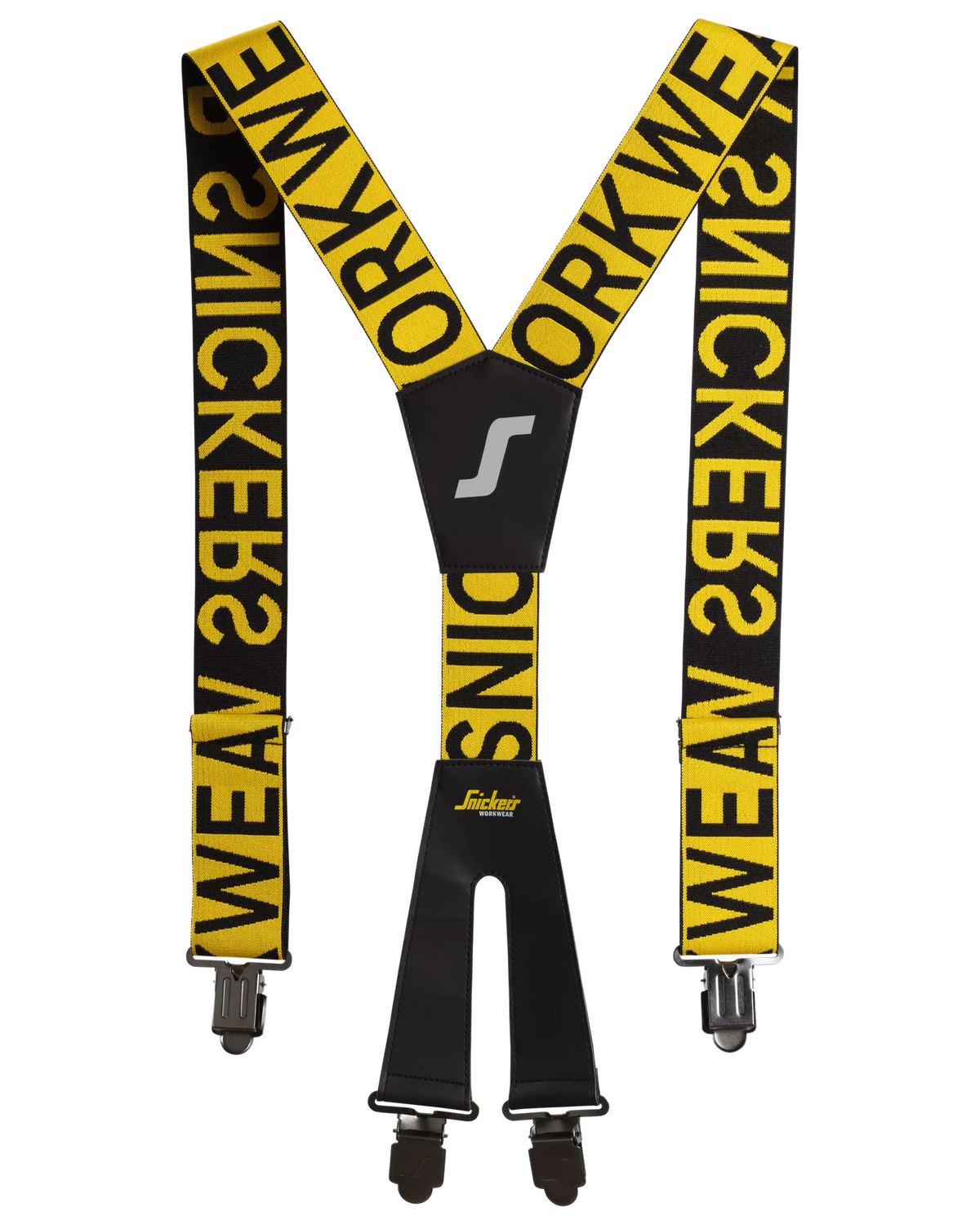 Snickers Yellow, Logo Braces (9064) – back view