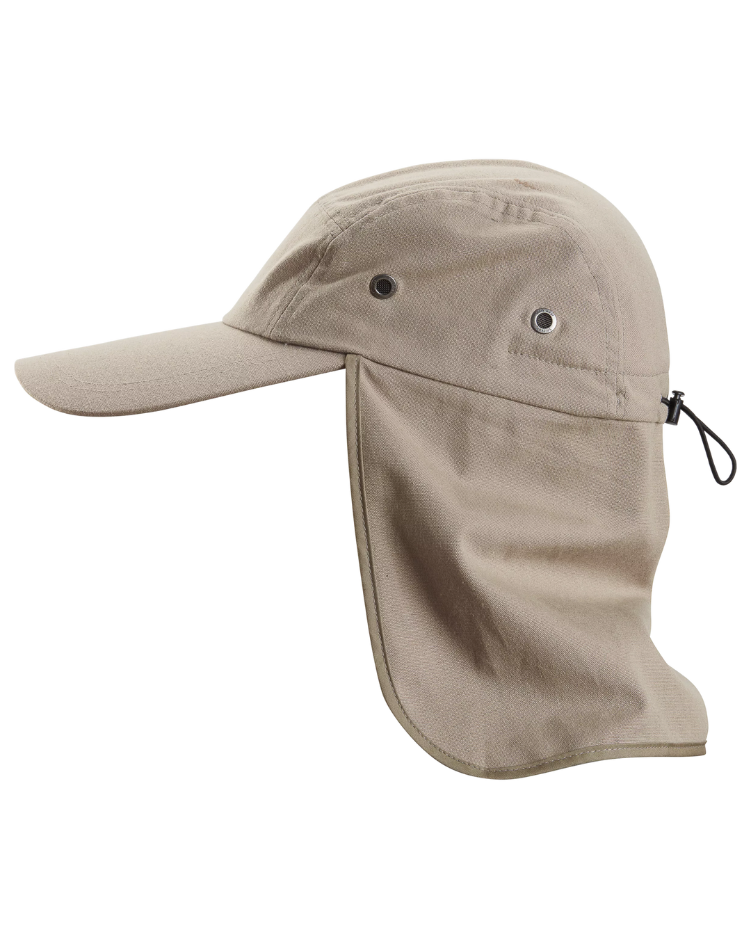 Snickers Khaki, Sunprotection Cap (9091) – left side view