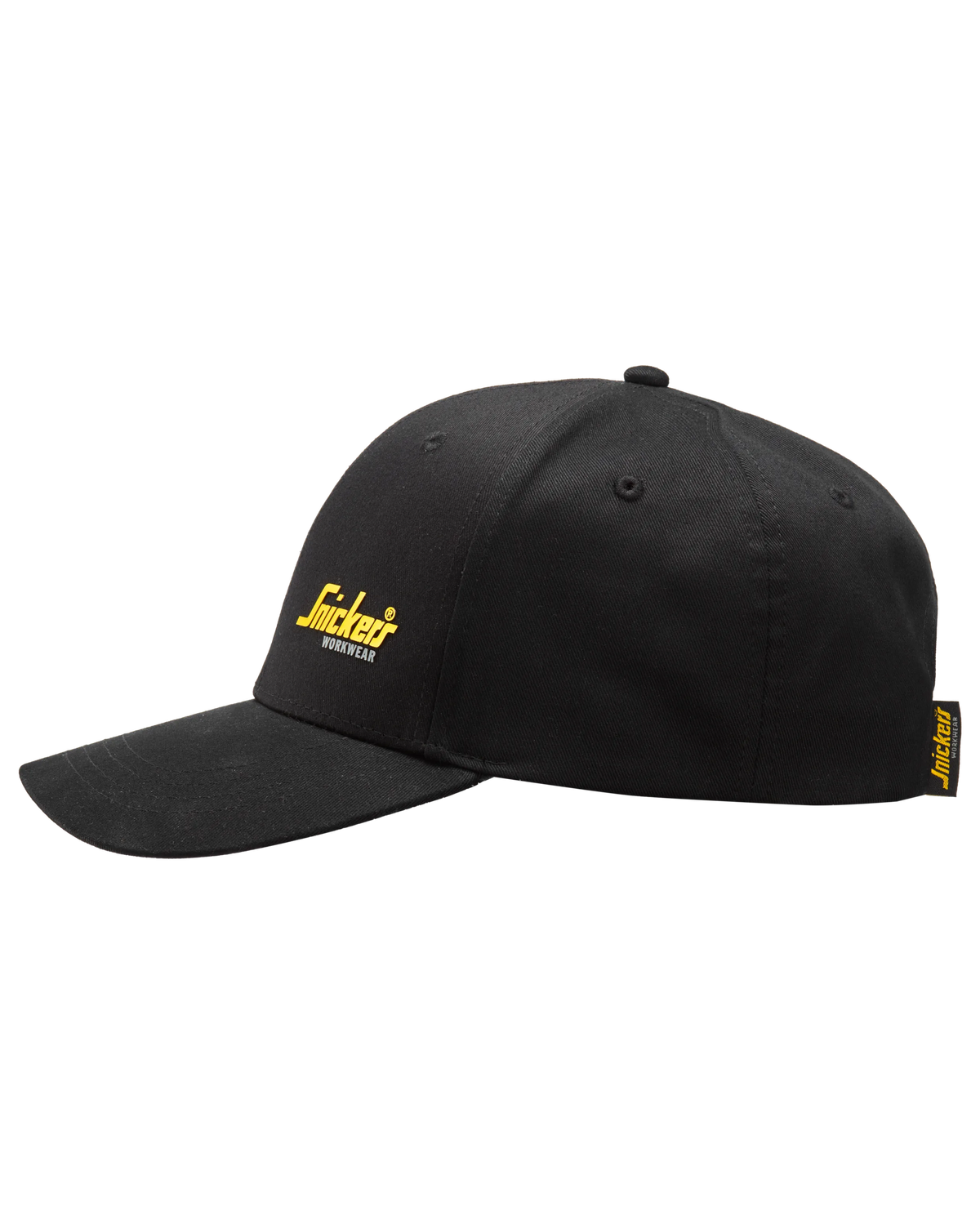 Snickers Black, Small Logo Cap (9095) – left side view