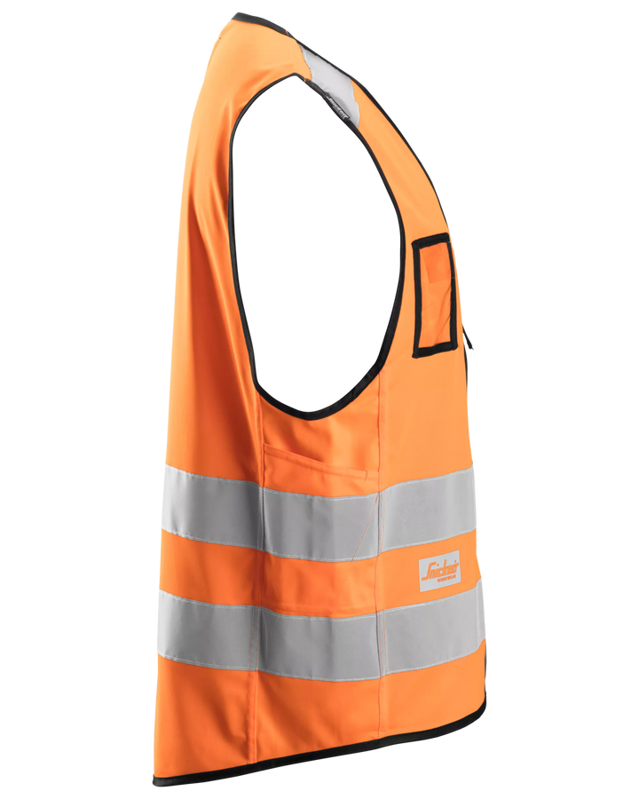 Snickers Hi-Vis Orange, Hi-Vis Vest Class 2 (9153) – right side view