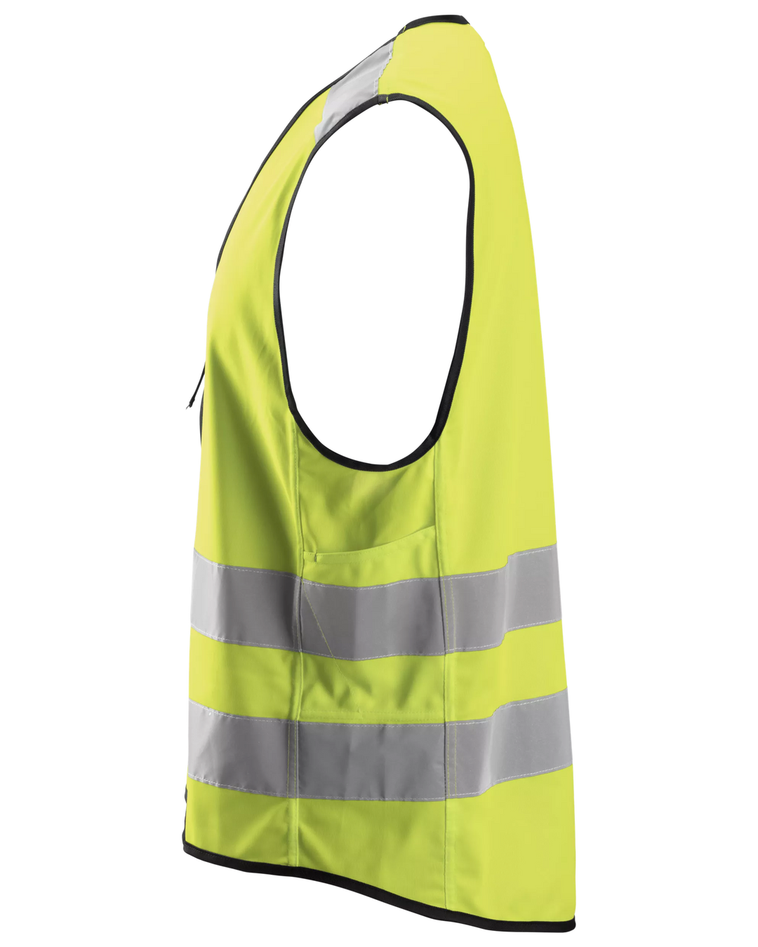 Snickers Hi-Vis Yellow, Hi-Vis Vest Class 2 (9153) – left side view