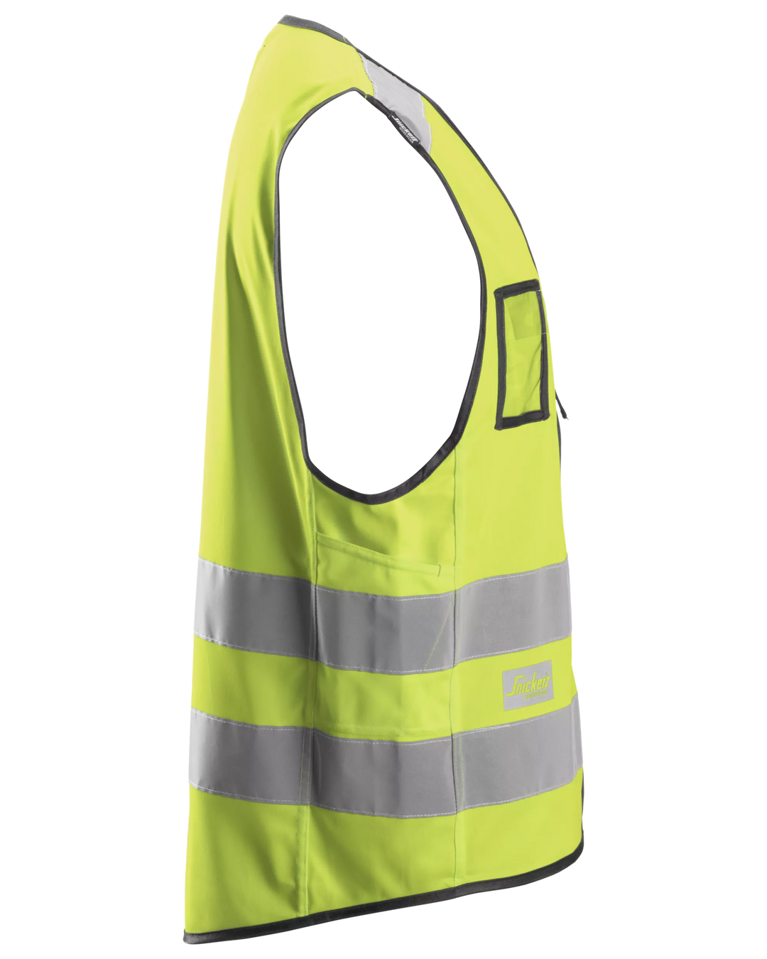 Snickers Hi-Vis Yellow, Hi-Vis Vest Class 2 (9153) – right side view