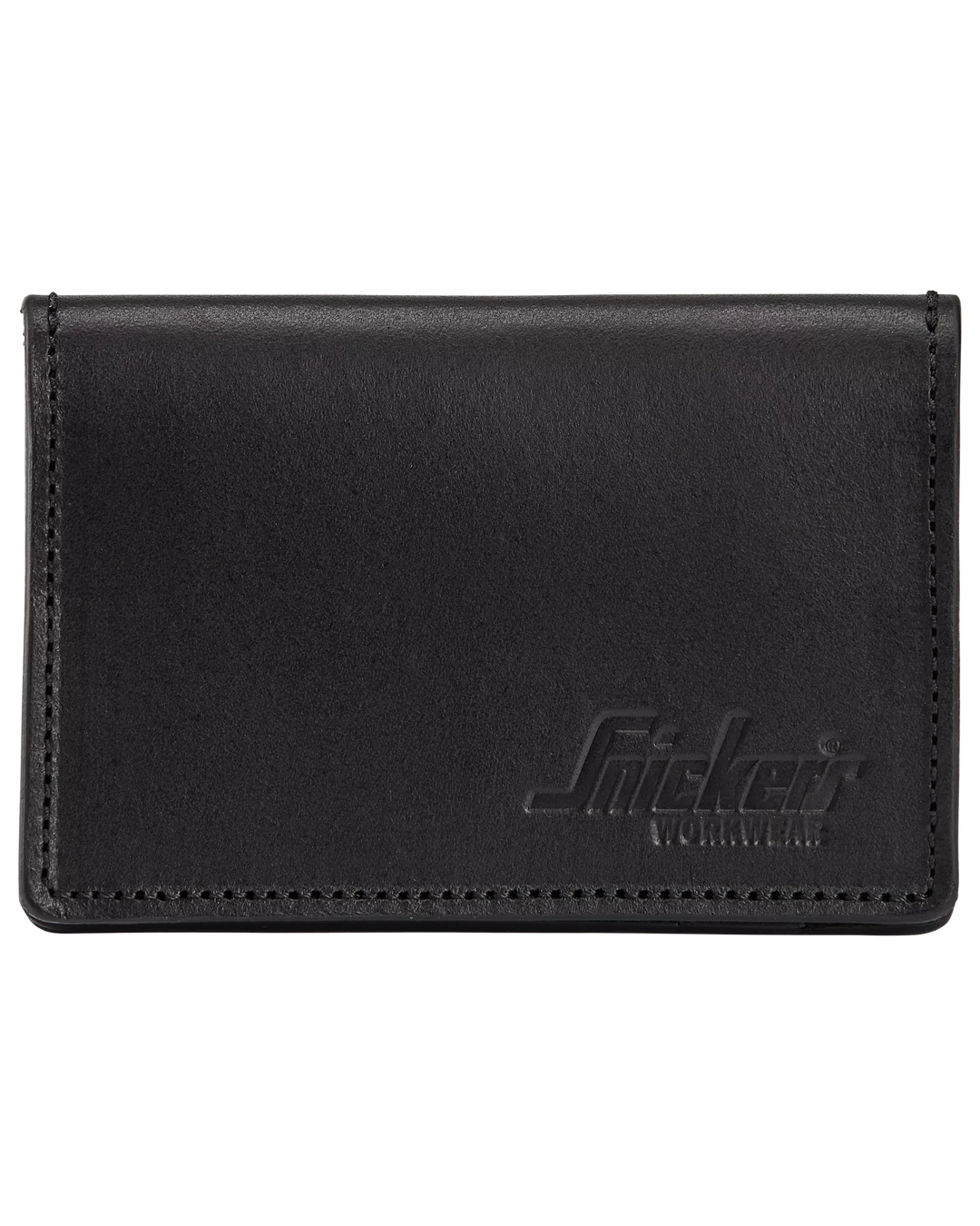 Snickers Black, Leather Cardholder (9754) – front view