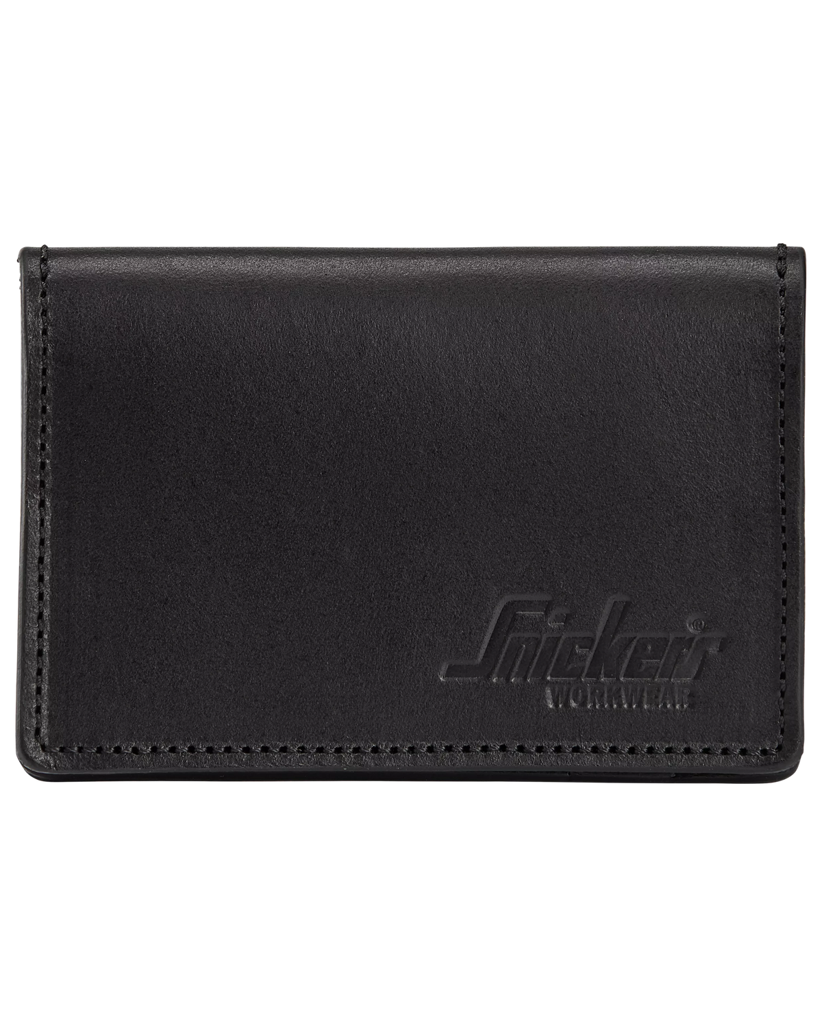 Snickers Black, Leather Cardholder (9754) – front view