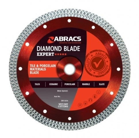 Abracs 115mm X 1.2mm X 22mm Diamond Tile Blade
