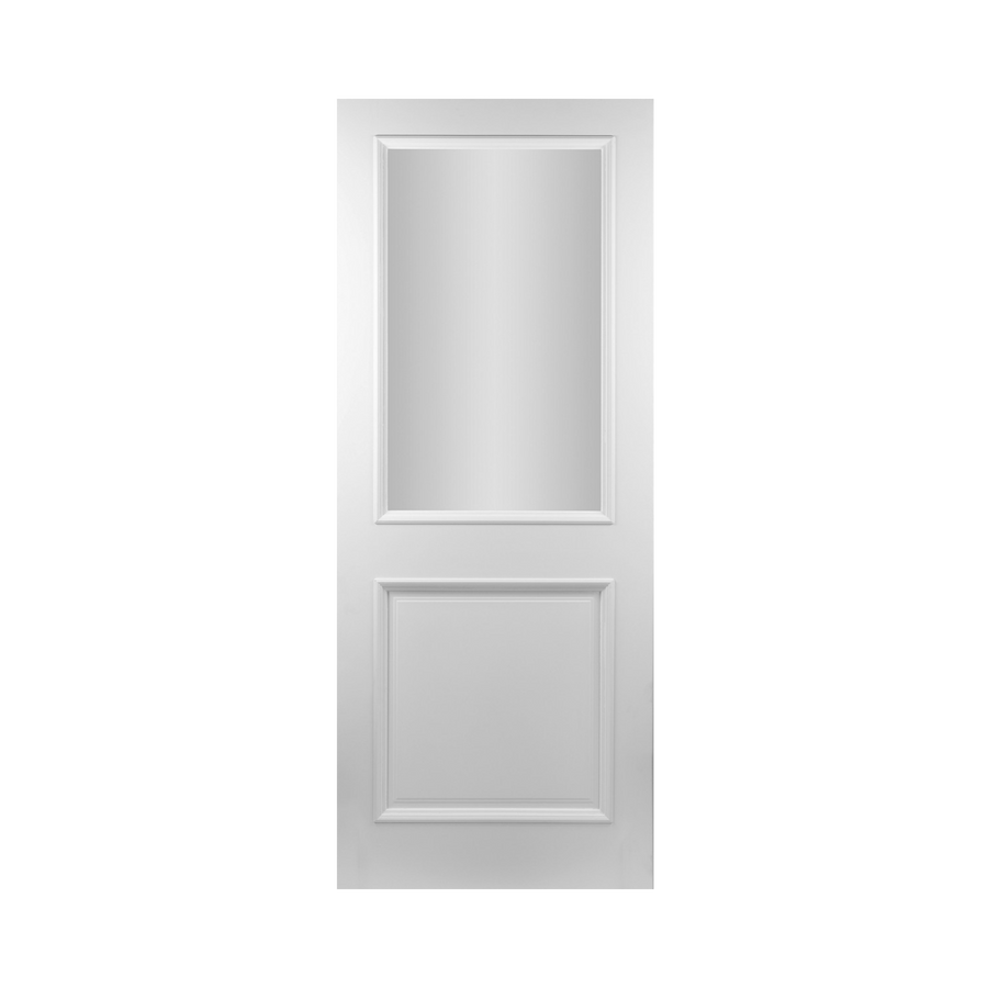 SEADEC Albany Bolection 1 Panel & 1 Glass Glazed White Primed (42MM) - DOOR Dynamite Hardware