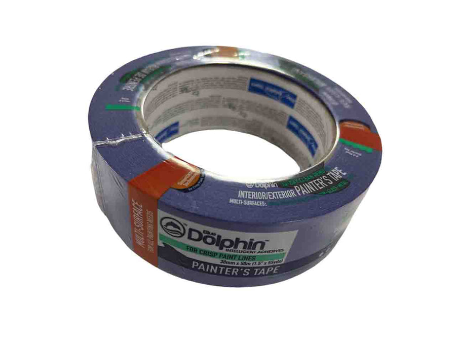 Blue Dolphin Paint Blue Masking Tape 38mm X 50M - Masking Tape Dynamite Hardware
