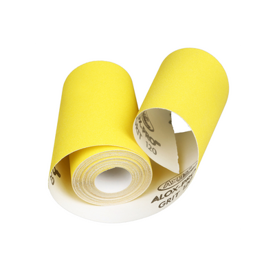 Axus Decor - Alox Pro Aluminium Oxide Abrasive Paper,Blue Series (Grit 120) 5m x 115mm - Paint Barrier Sheet Dynamite Hardware