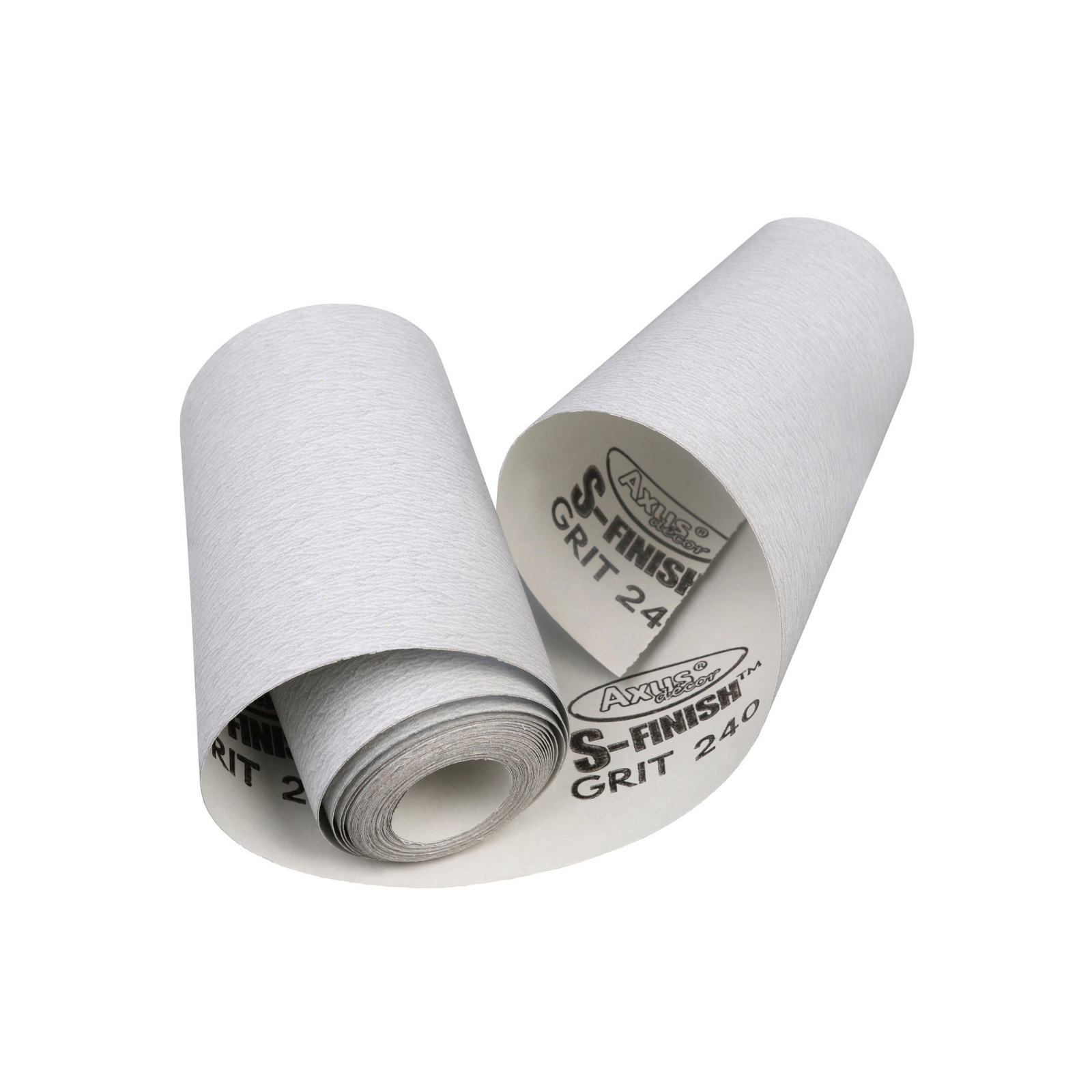 Axus Decor - S Finish Abrasive Paper for Finishing & Between Coats, Grey Series (Grit 240) 5m x 115mm - Paint Barrier Sheet Dynamite Hardware