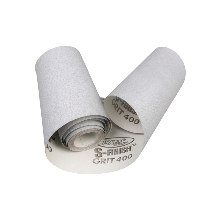 Axus Decor - S Finish Abrasive Paper for Finishing & Between Coats, Grey Series (Grit 400) 5m x 115mm - Paint Barrier Sheet Dynamite Hardware