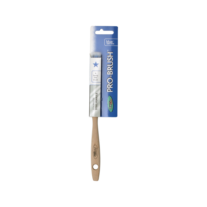 Axus Decor - Pro-Brush, Blue Series, Set of 4 (1.5", 2x2", 3") - Paint Barrier Sheet Dynamite Hardware