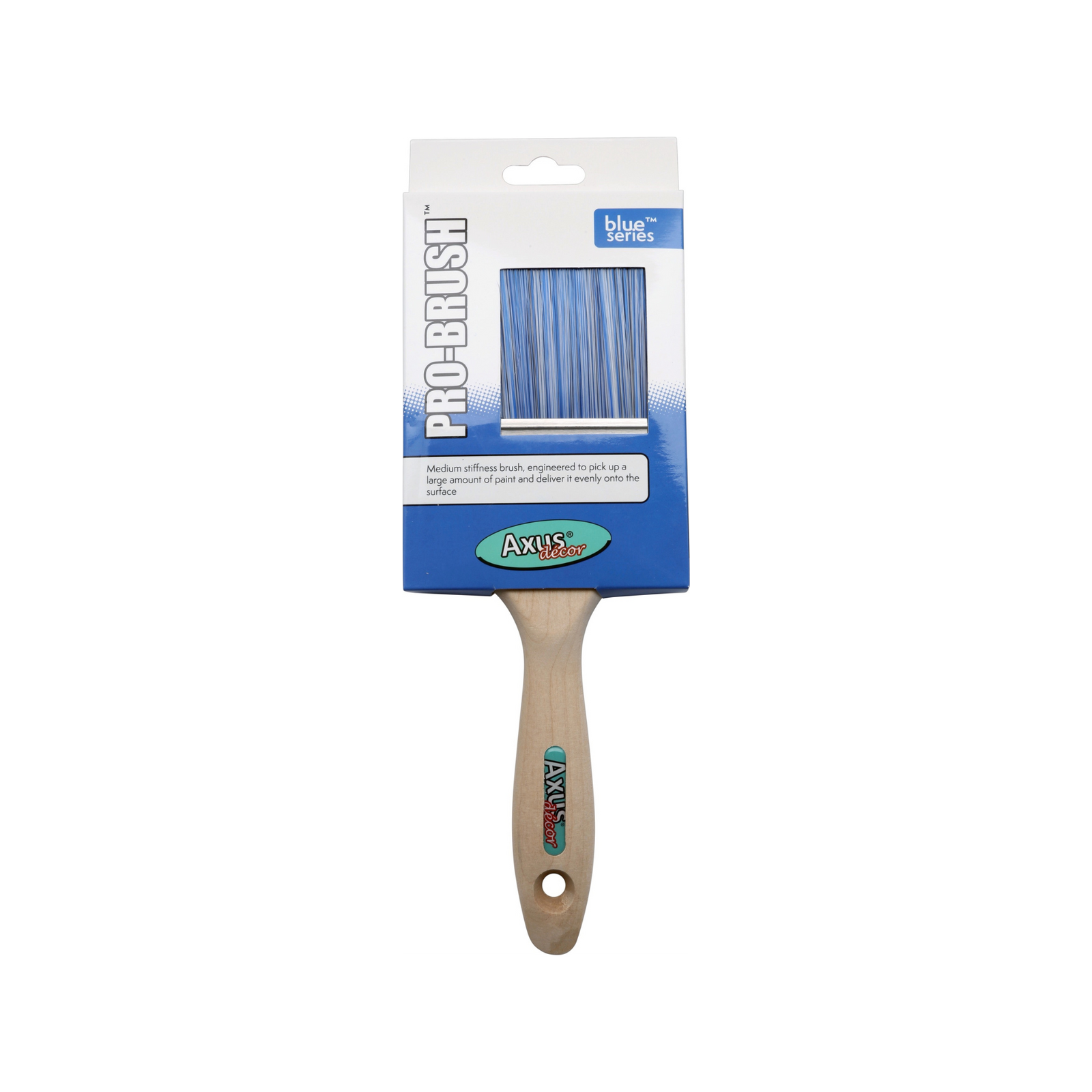 Axus Decor - Pro-Brush, Blue Series (4" / 100mm) - Paint Barrier Sheet Dynamite Hardware