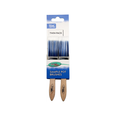 Axus Decor - Sample Pot Brush, Blue Series (Twin Pack)