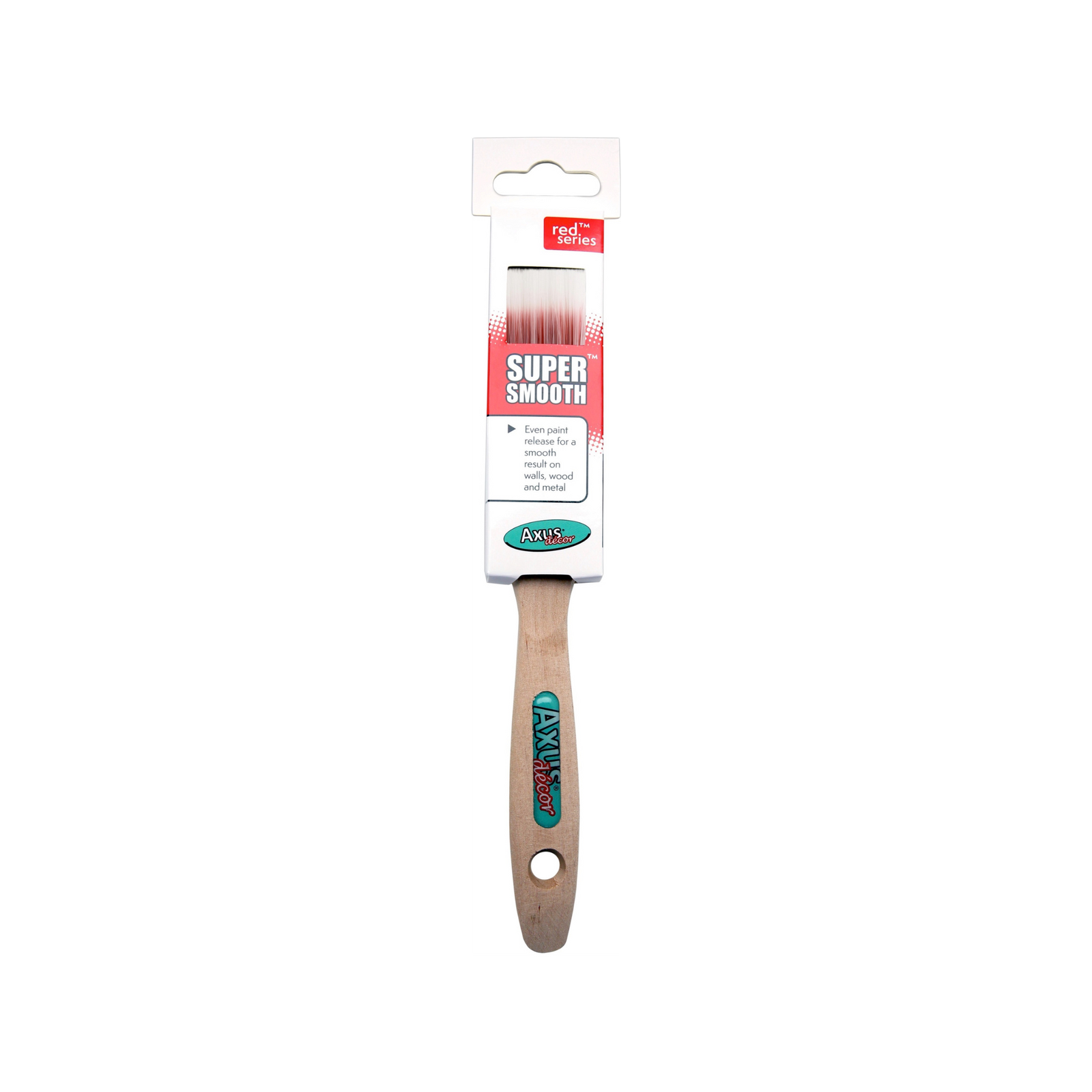 Axus Decor - Super Smooth Brush, Red Series (1" / 25mm) - Paint Barrier Sheet Dynamite Hardware