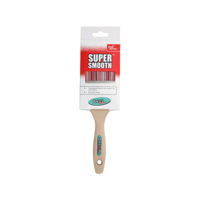 Axus Decor - Super Smooth Brush Set, Red Series, Set of 4 (1.5", 2x2", 3") - Paint Barrier Sheet Dynamite Hardware