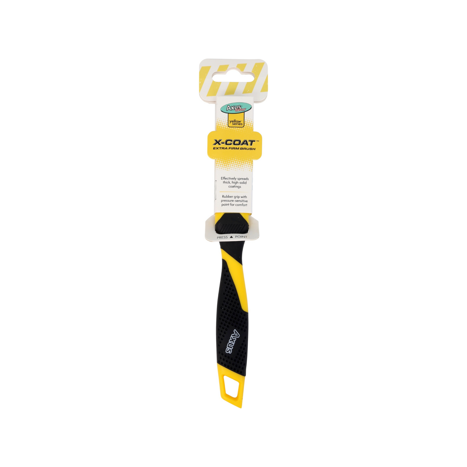Axus Decor - X Coat Brush, Yellow Series (25mm) - Paint Barrier Sheet Dynamite Hardware