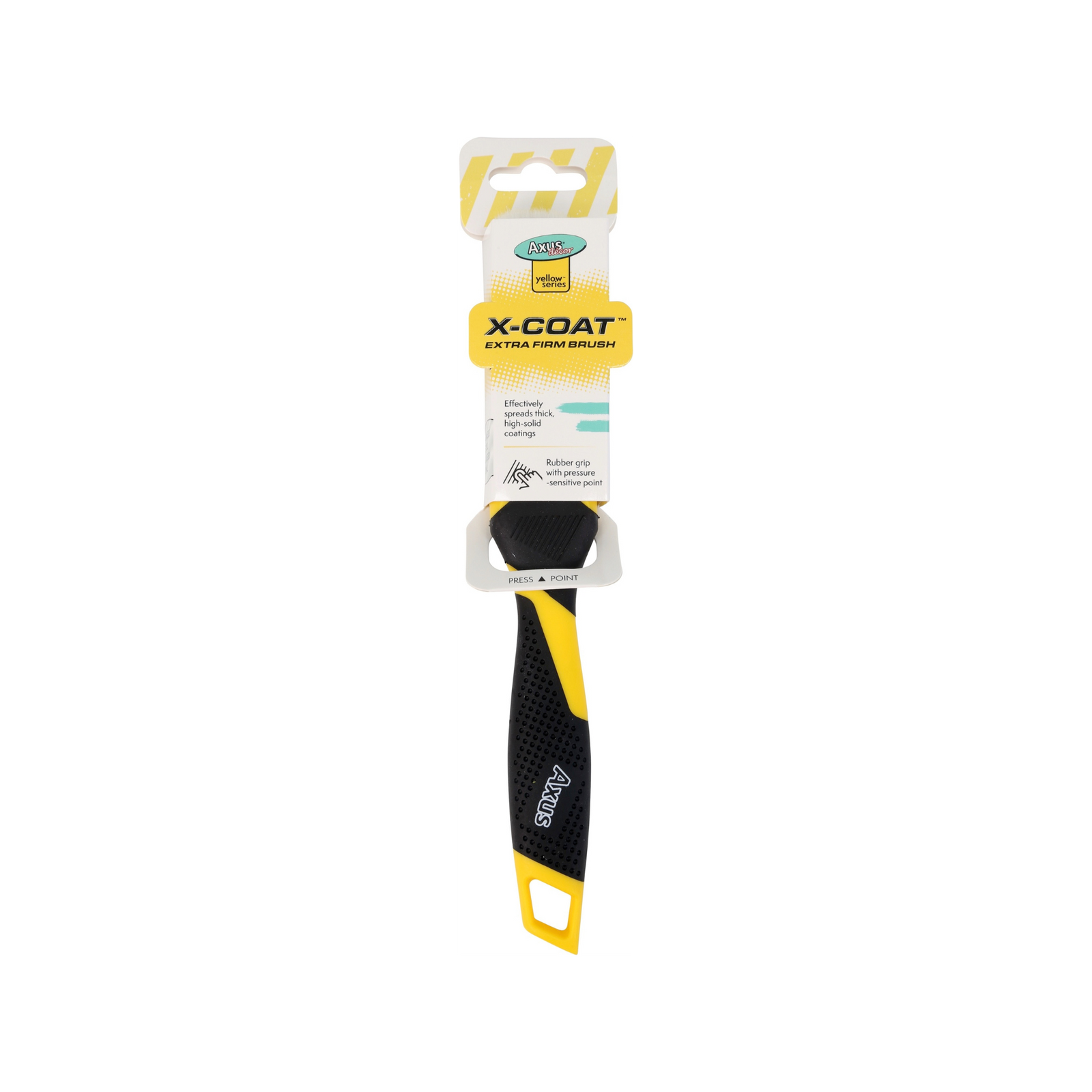 Axus Decor - X Coat Brush, Yellow Series (35mm) - Paint Barrier Sheet Dynamite Hardware
