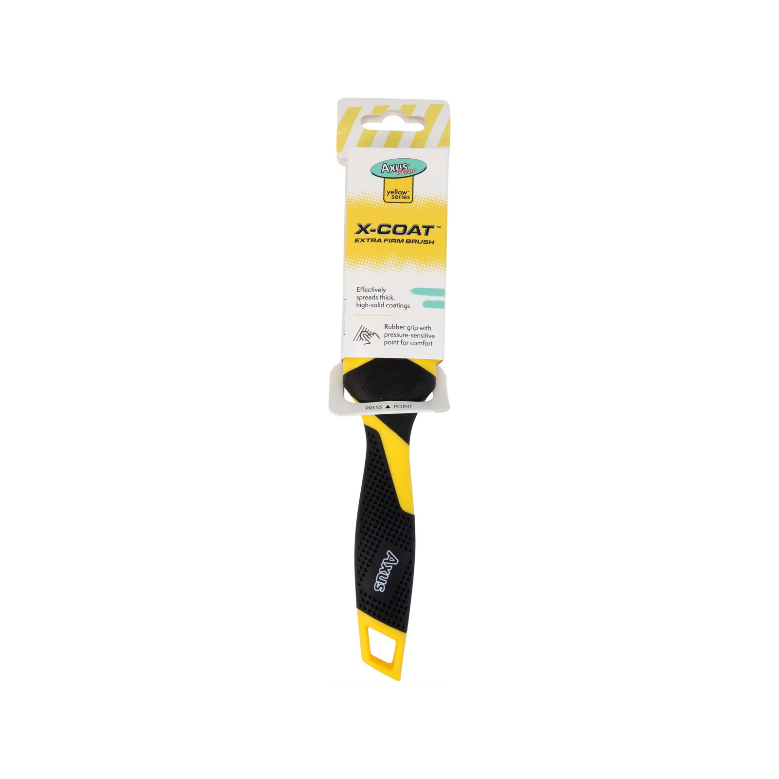 Axus Decor - X Coat Brush, Yellow Series (45mm) - Paint Application By Brush Dynamite Hardware
