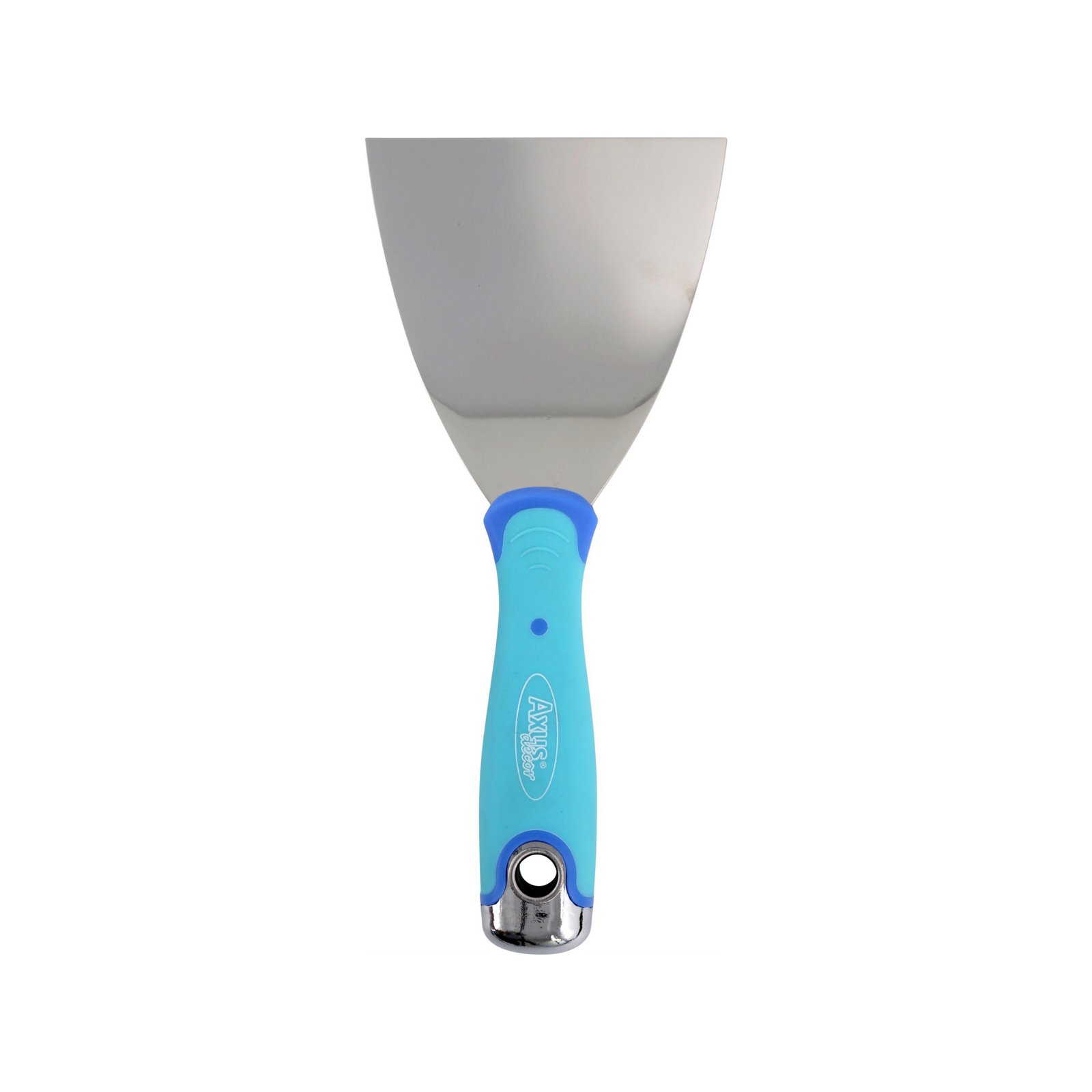 Axus Decor - Pro Fill Filling Knife, Blue Series (4" / 100mm) - Paint Barrier Sheet Dynamite Hardware
