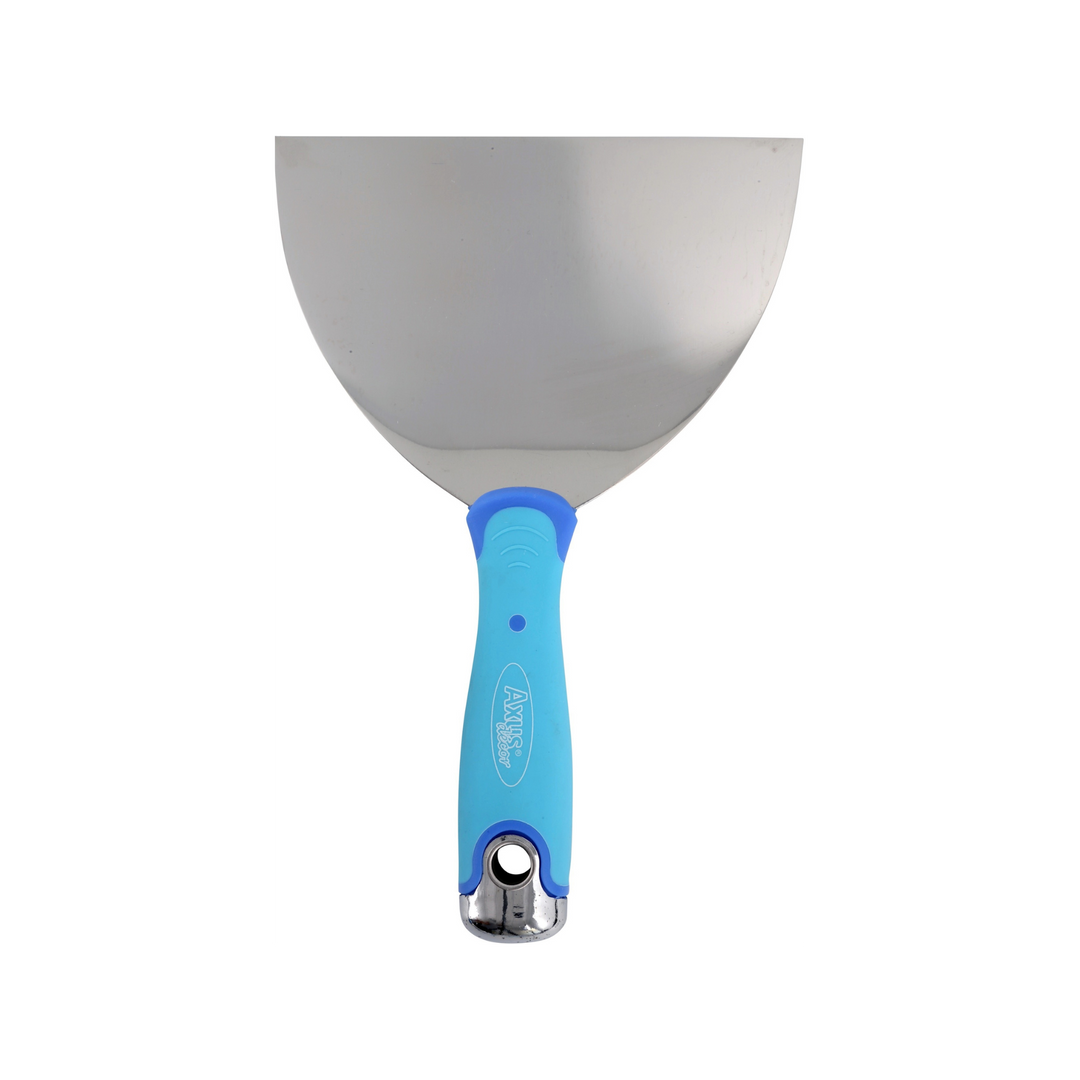 Axus Decor - Pro Fill Filling Knife, Blue Series (6" / 150mm) - Paint Barrier Sheet Dynamite Hardware