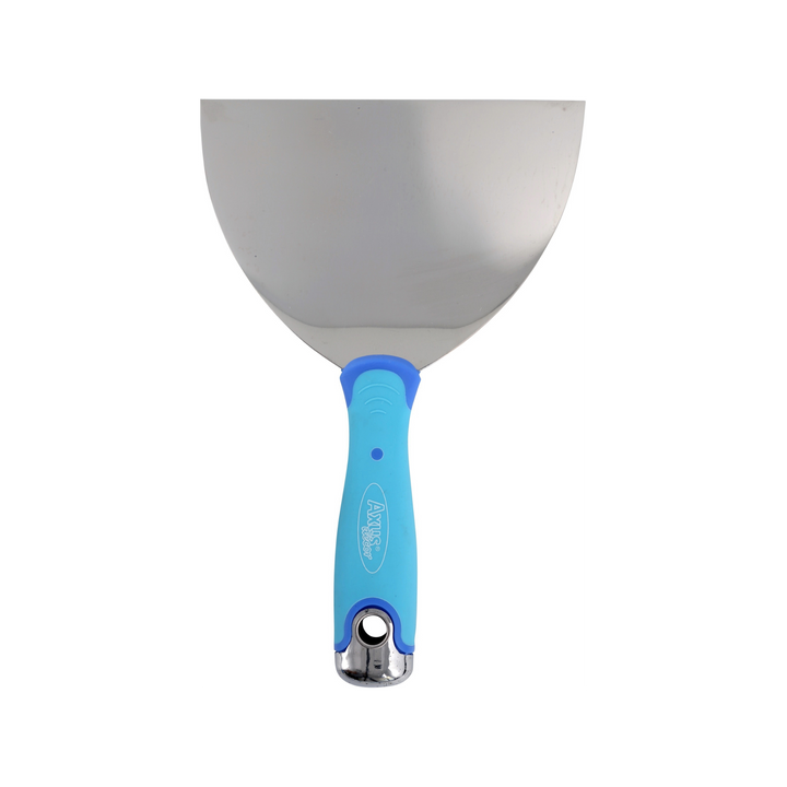 Axus Decor - Pro Fill Filling Knife, Blue Series (6" / 150mm) - Paint Barrier Sheet Dynamite Hardware