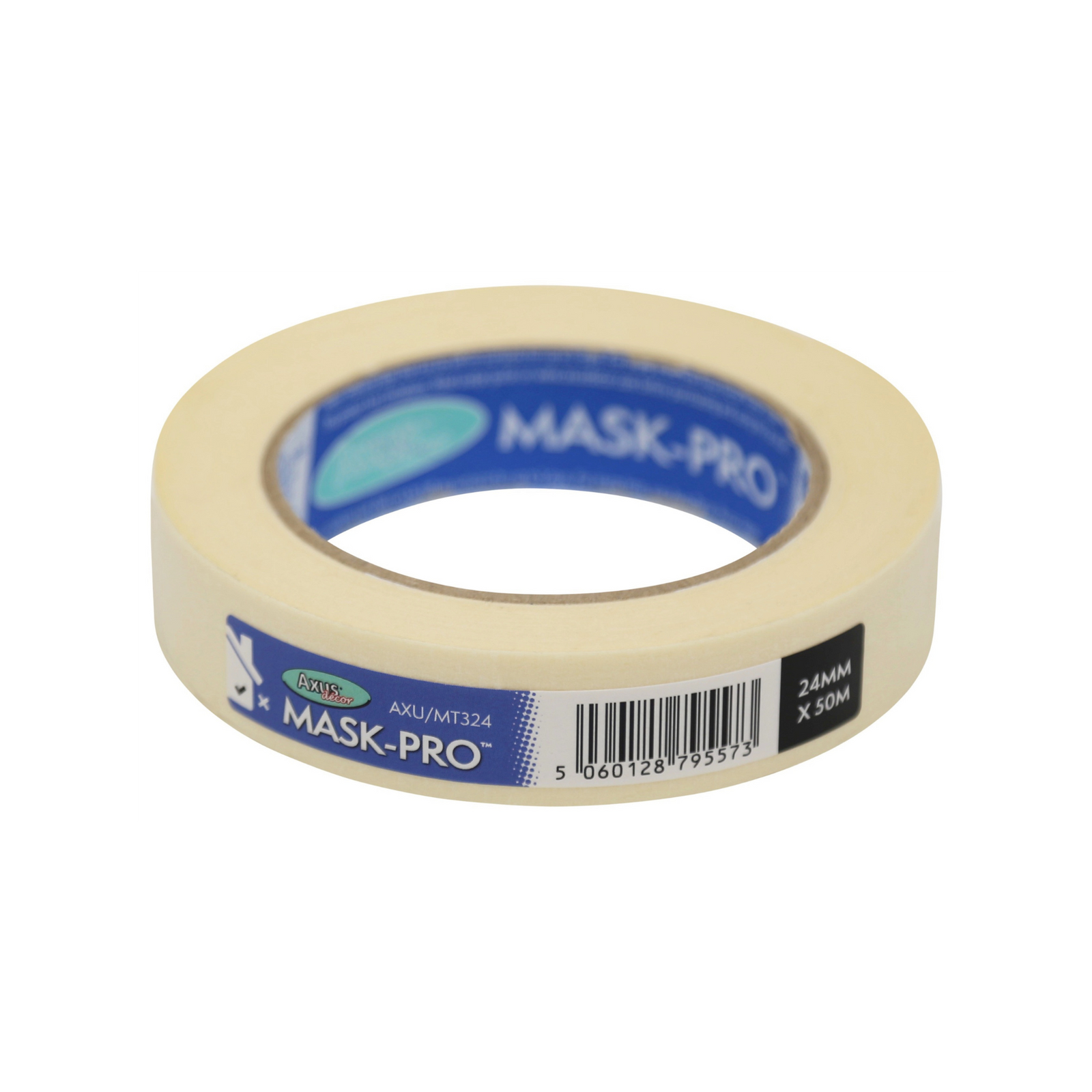 Axus Decor - Mask-Pro Painter's Tape, Blue Series (24mm x 50m) - Painters Tape Painters Tapes Dynamite Hardware