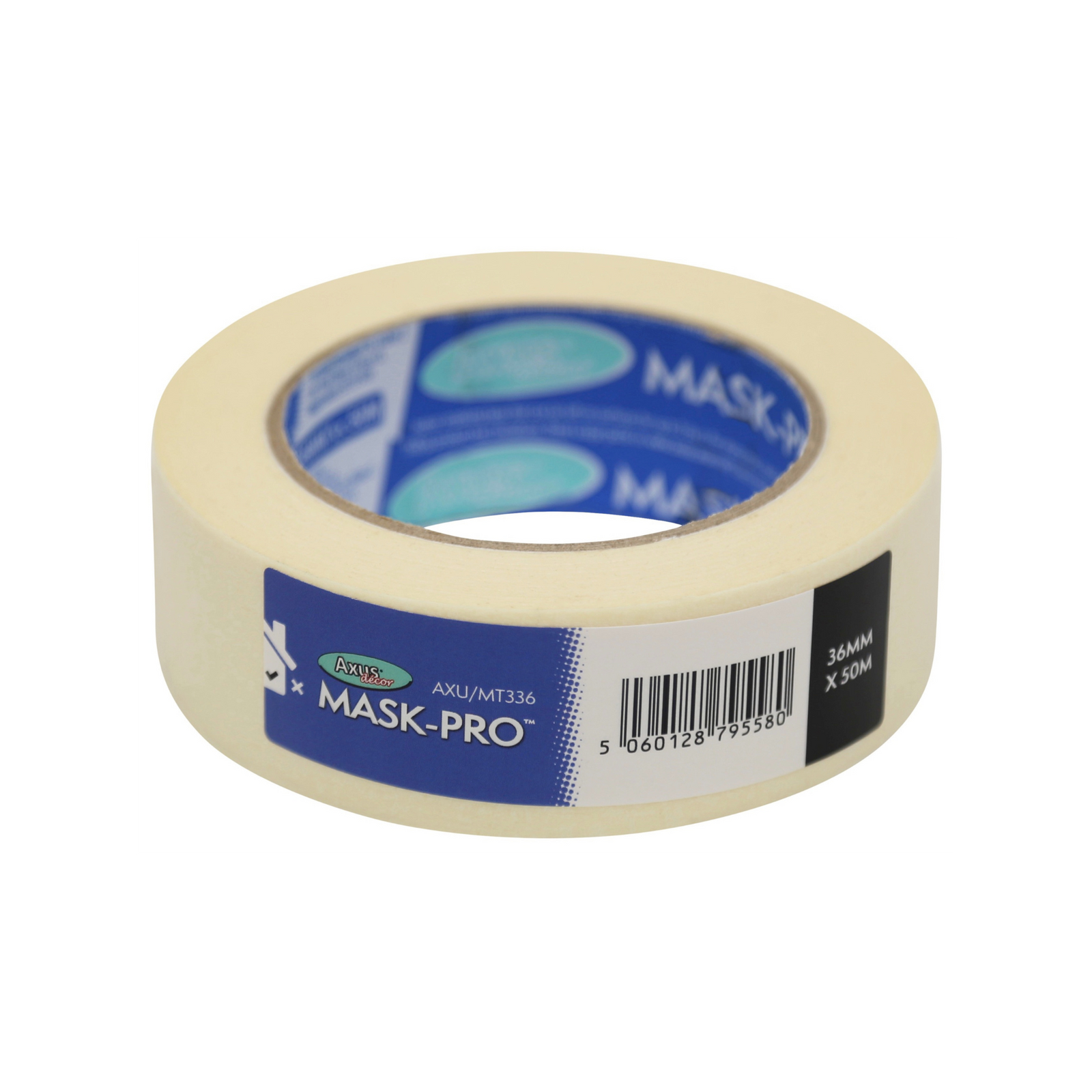 Axus Decor - Mask-Pro Painter's Tape, Blue Series (36mm x 50m) - Painters Tape Painters Tapes Dynamite Hardware