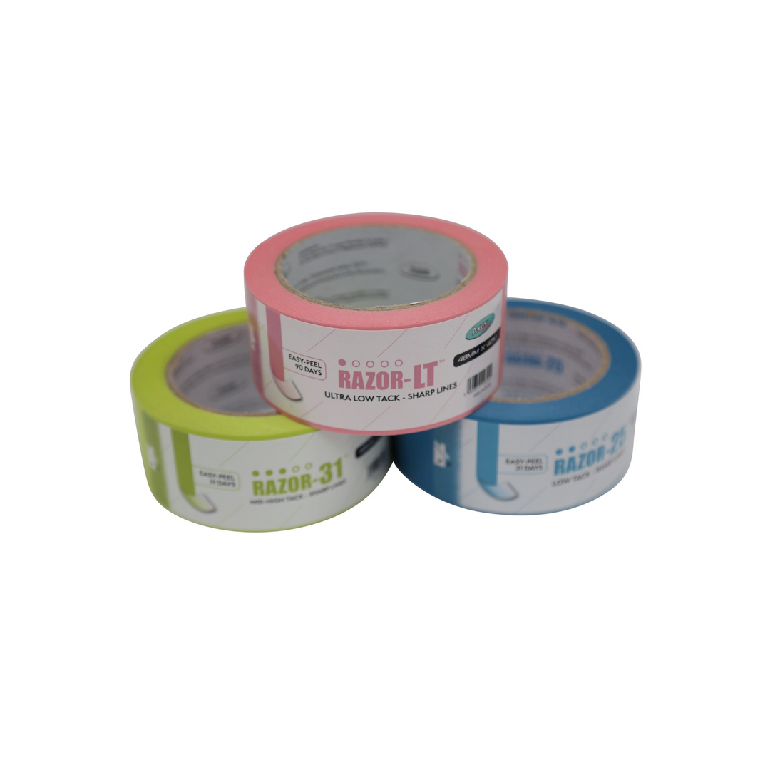 Axus Decor - Razor-LT Ultra Low Tack (24mm x 40m) - Painters Tape Dynamite Hardware