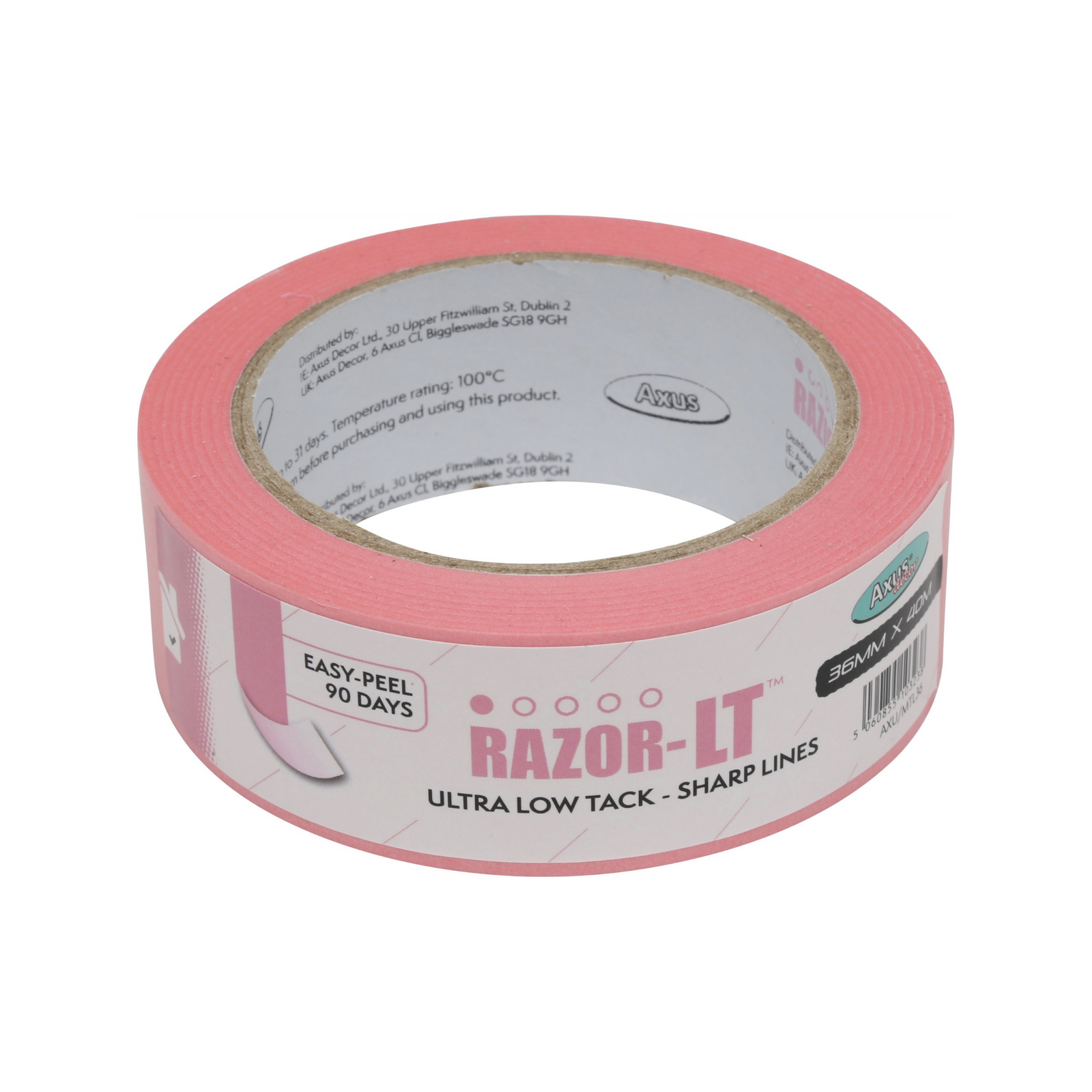 Axus Decor - Razor-LT Ultra Low Tack (36mm x 40m ) - Painters Tape Dynamite Hardware