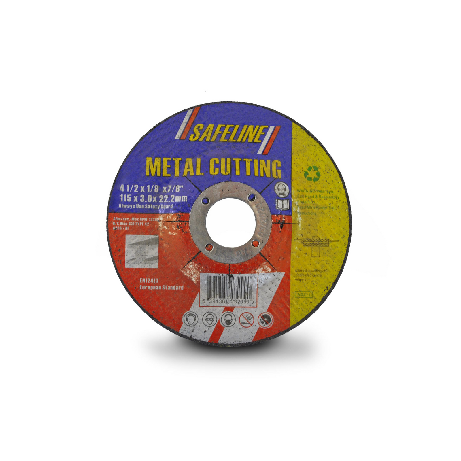 230MM X 3.0 X 22.2 D/C STEEL CUTTING DISCS - Diamond Blade Dynamite Hardware