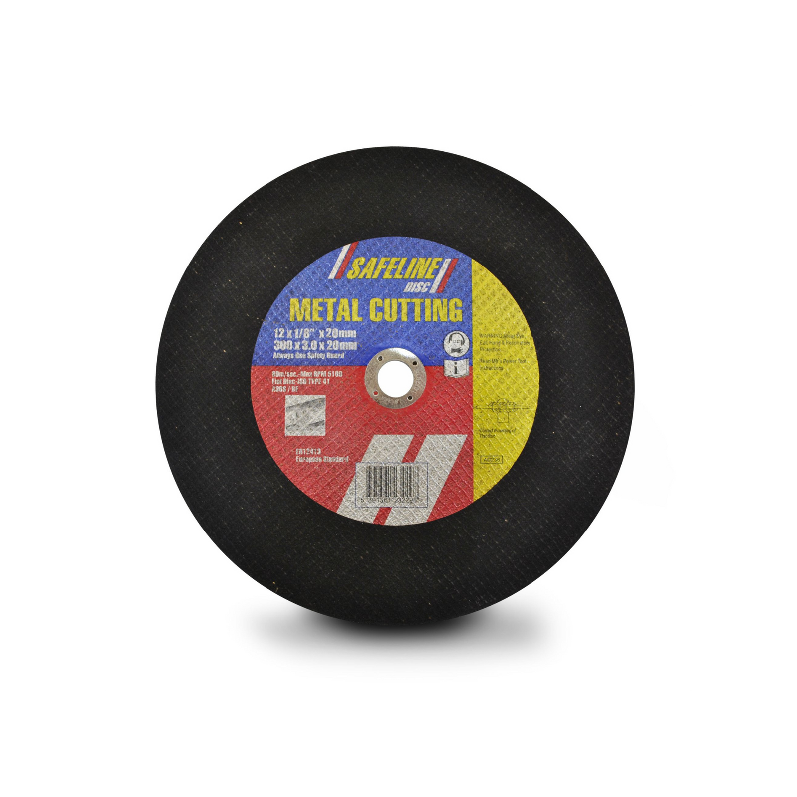 300MM X3.0 X 20MM FLAT STEEL CUTTING DISCS SL - Diamond Blade Dynamite Hardware