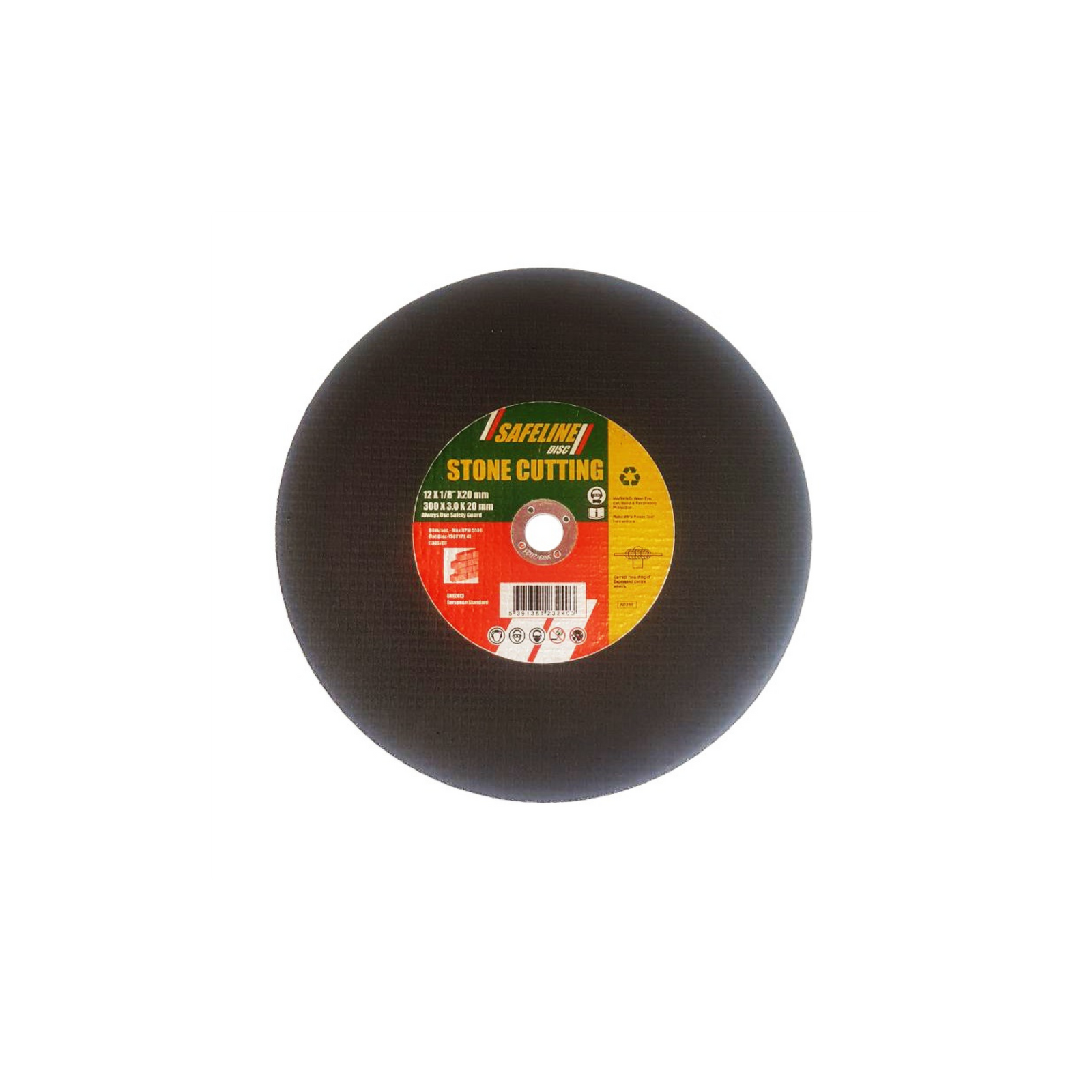 300MM X 3.0 X 20.0 FLAT STONE CUTTING DISCS - Diamond Blade Dynamite Hardware