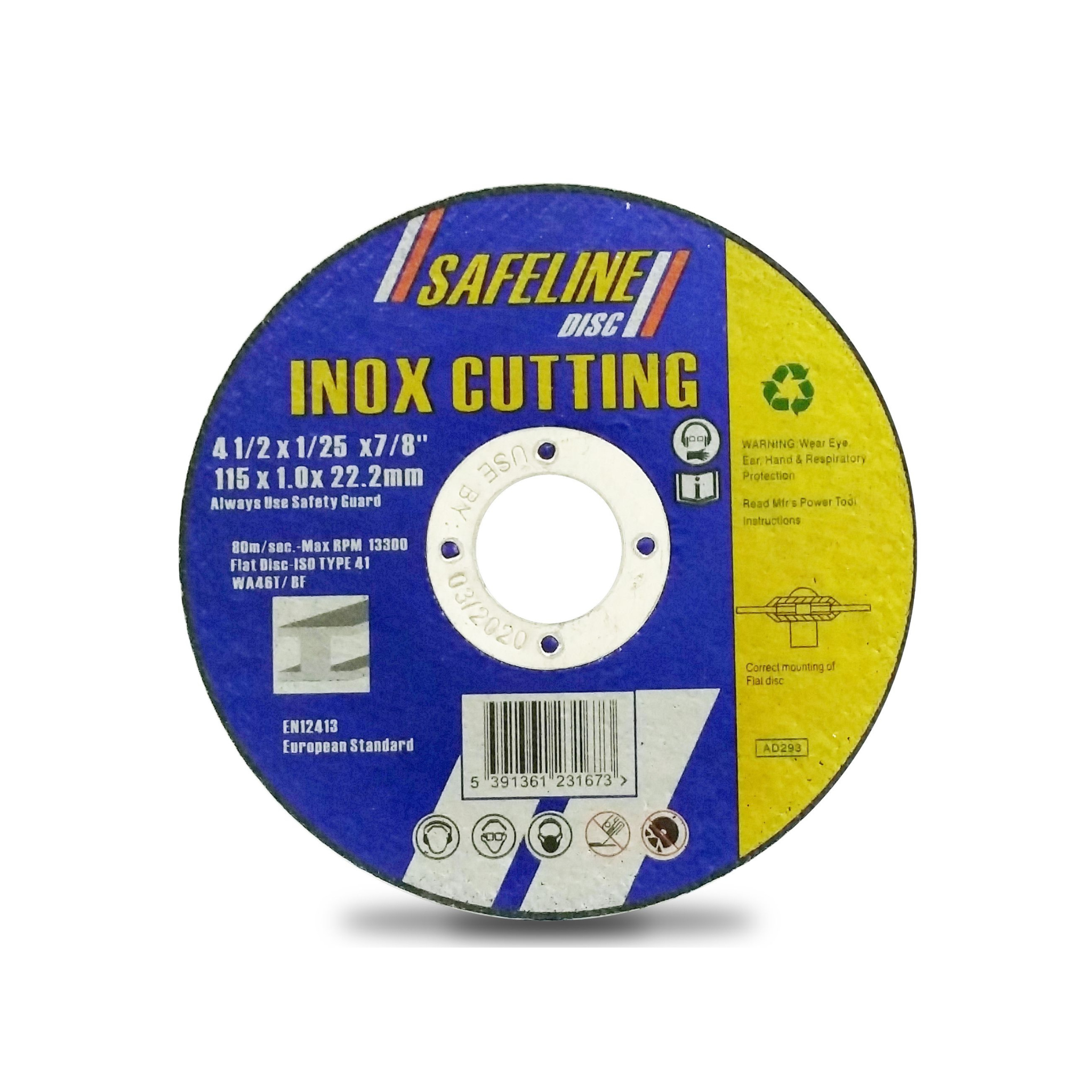115MM X 1.0 STAINLESS STEEL CUTTING DISC – Dynamite Hardware
