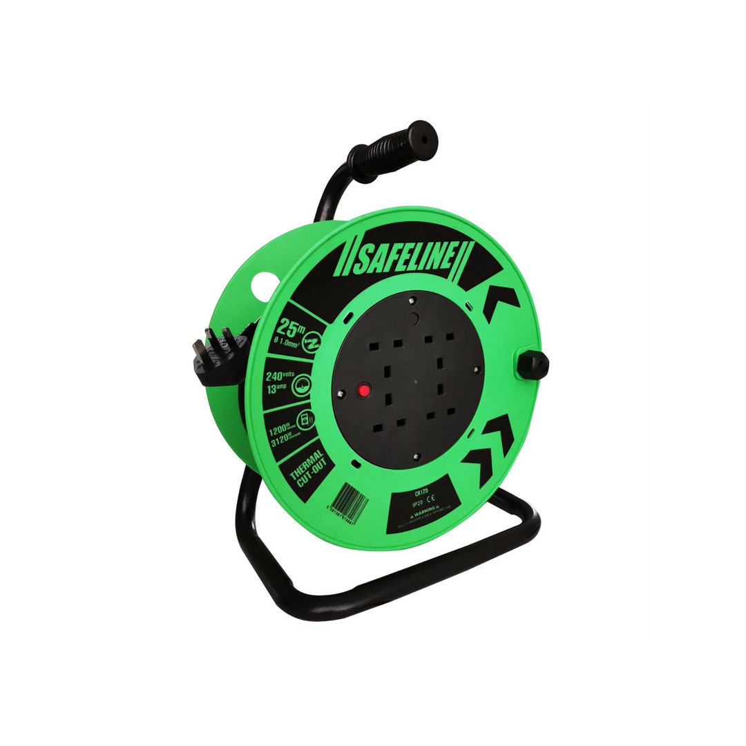 25MT X 240V X 13A 1.0 SQ CABLE REEL - Dynamite Hardware