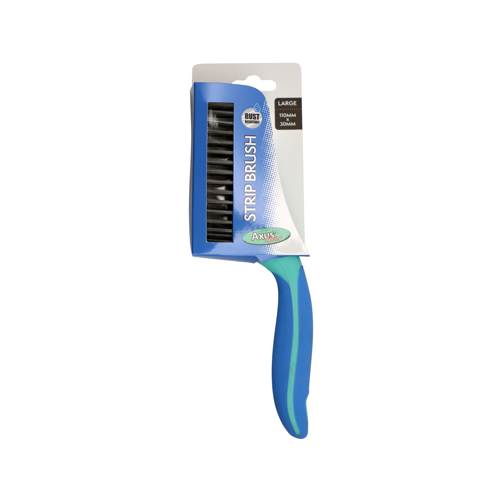 Axus Decor - Strip Brush, Blue Series (10" / 250mm) - Paint Barrier Sheet Dynamite Hardware